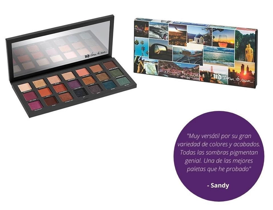 Urban Decay Born To Run Palette Paleta De Sombras De Ojos 6 Urban Decay Born To Run Palette Paleta De Sombras De Ojos - Imagen 4