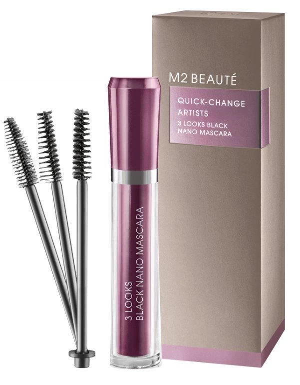 3 Looks Black Nano Mascara De Pestañas 3 3 Looks Black Nano Mascara De Pestañas