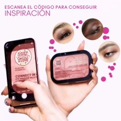 MAC Connect In Colour Embedded In Burgundy Paleta De Sombras De Ojos